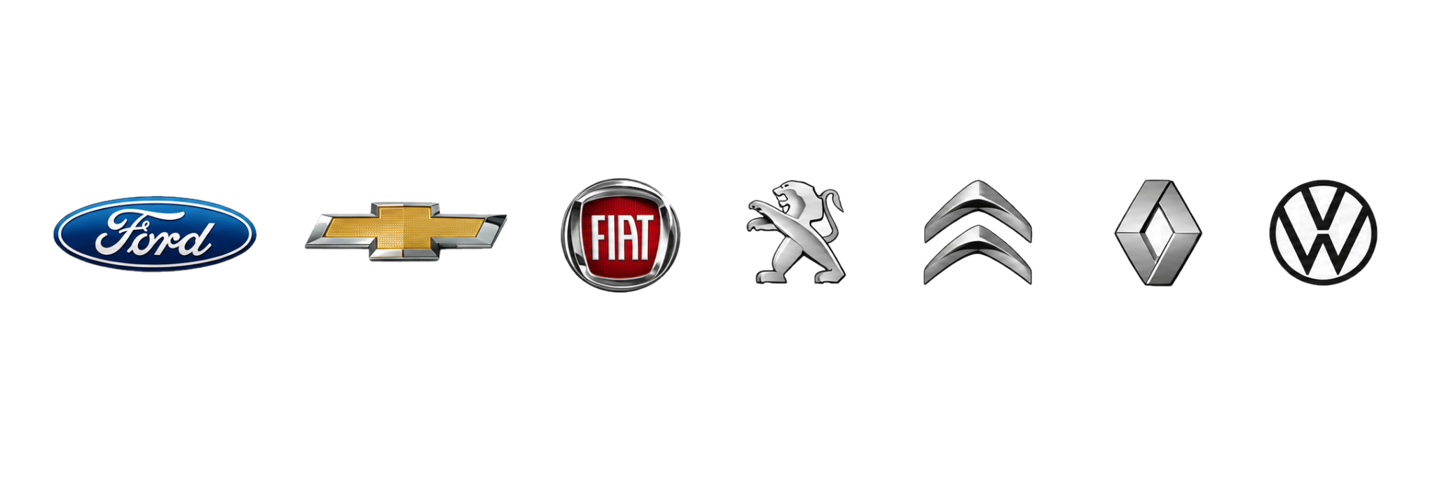 Marcas de autos compatibles - fila 1